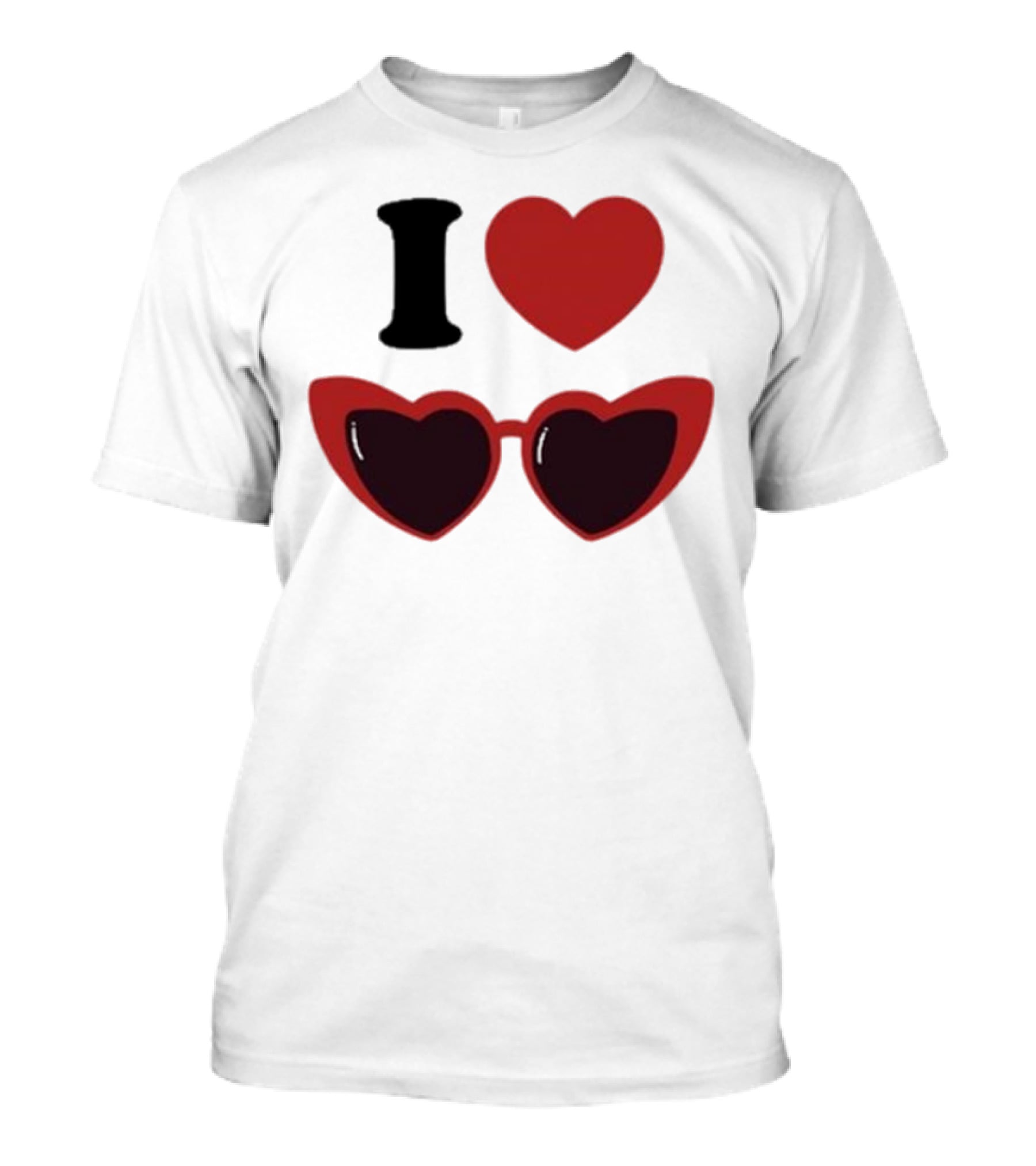 Chiara Oliver Camiseta I Love Chiara Heart Sunglasses T-Shirt