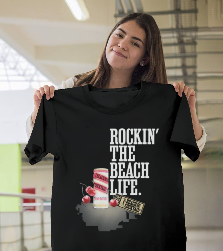 Rockin' The Beach Life Sammy Hagar Red Rocks Beach Cocktail T-Shirt
