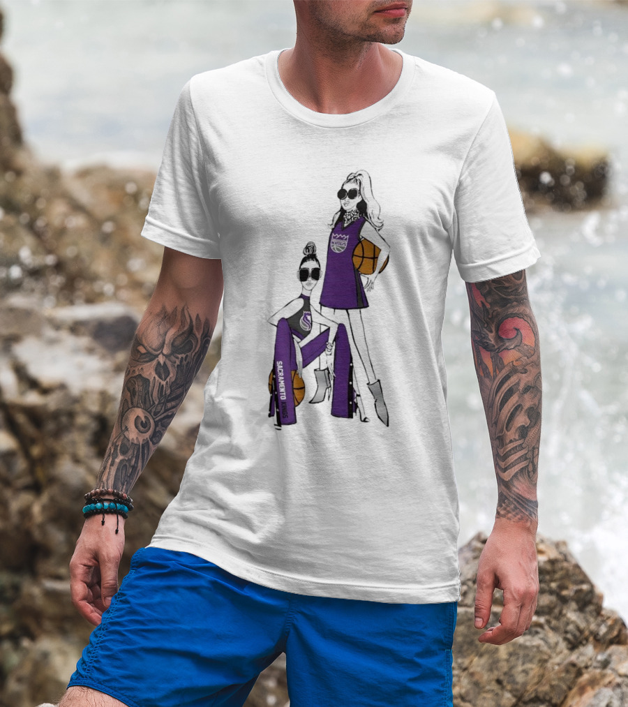 Sacramento Kings G-III 4Her Basketball Girls Fashion T-Shirt