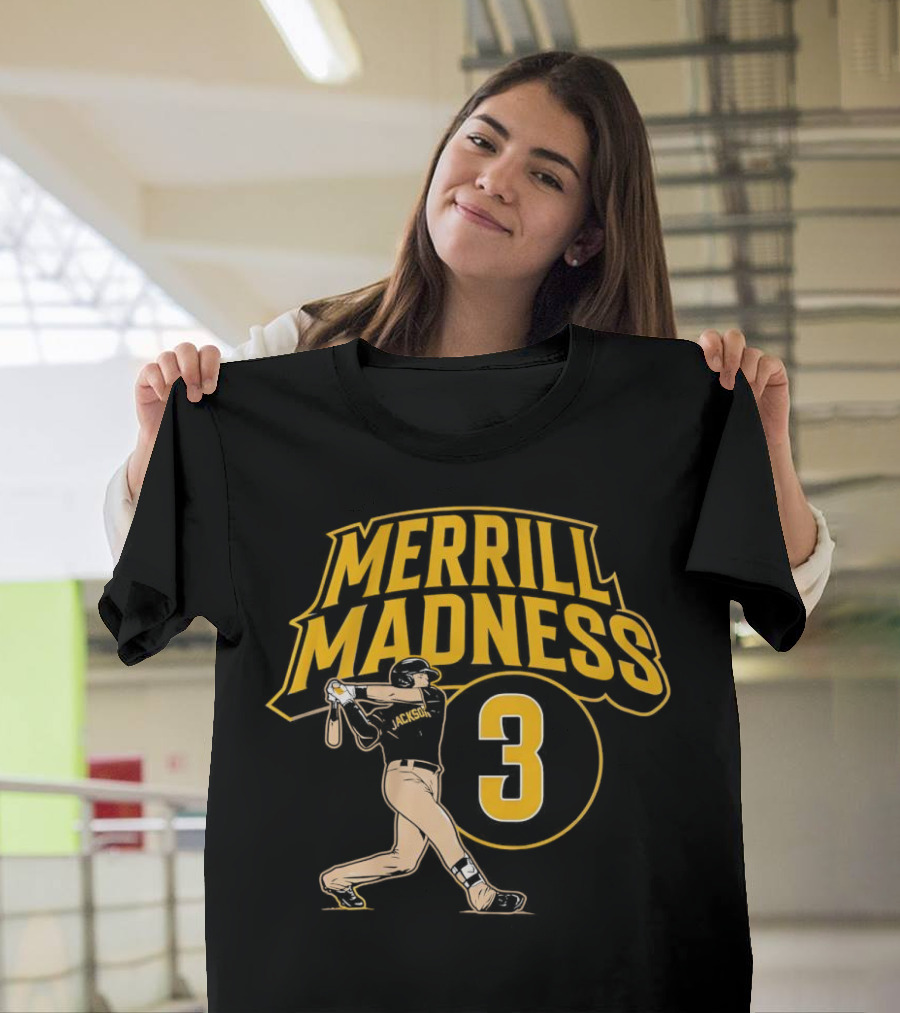 Merrill Madness 3 Jackson San Diego Padres T-Shirt