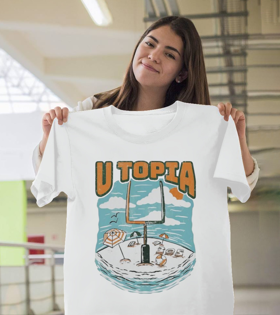 Miami Hurricanes U Topia 305 Beach Paradise T-Shirt