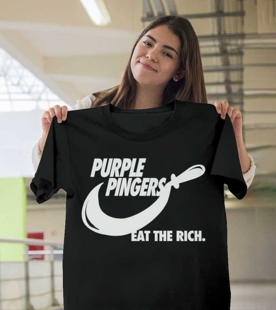 PURPLE PINGERS EAT THE RICH T-Shirt