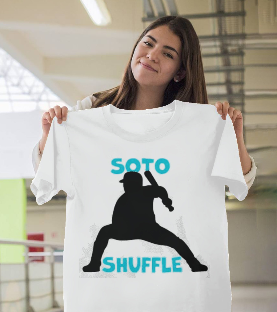 New York Yankees Soto Shuffle Silhouette Baseball Stance T-Shirt