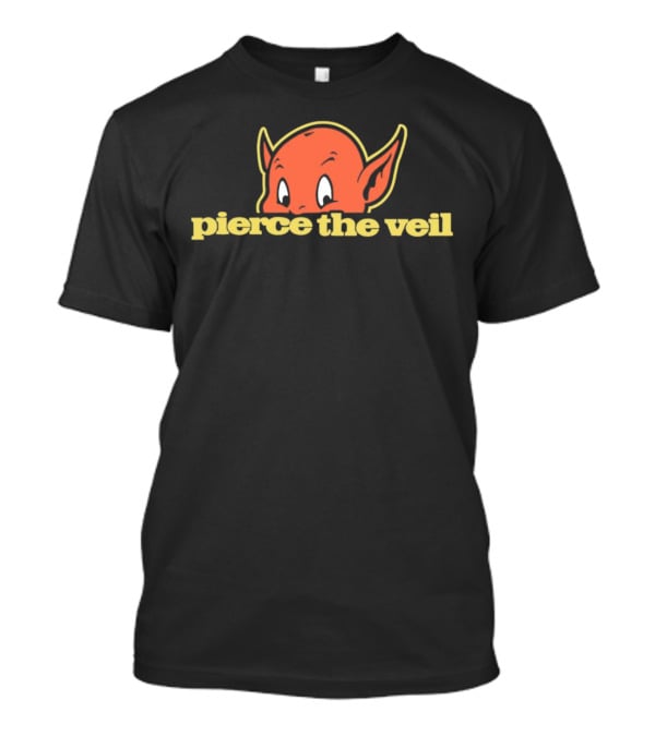 Pierce The Veil Devil Icon Red Cartoon Head T-Shirt