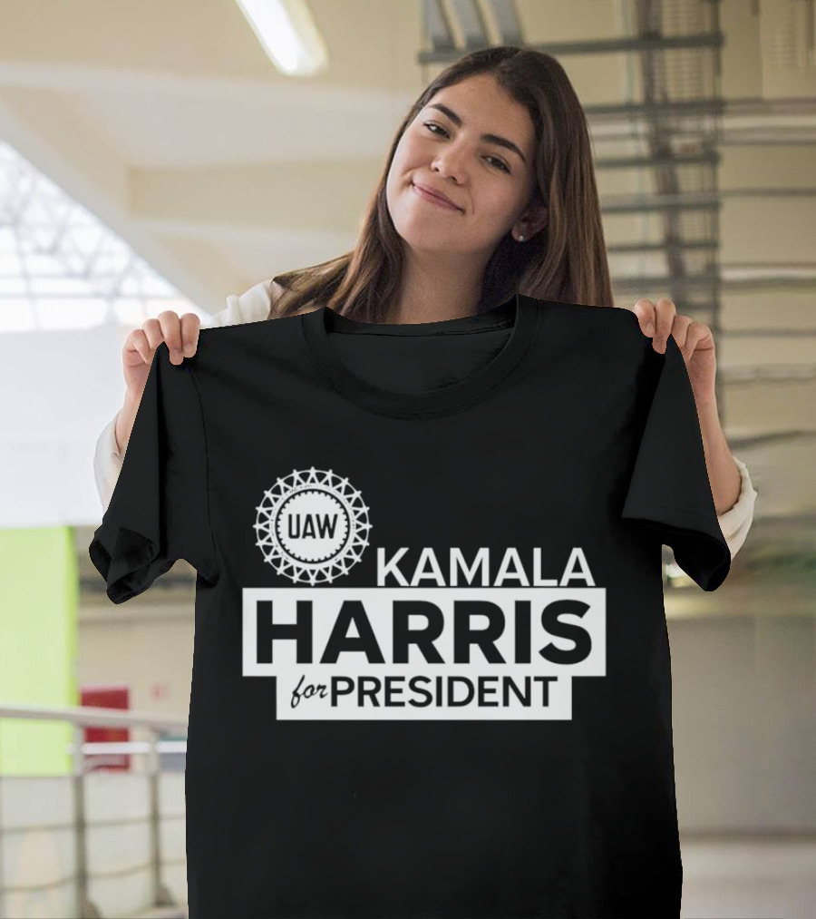 UAW Kamala Harris for President Shawn Fain Wear T-Shirt