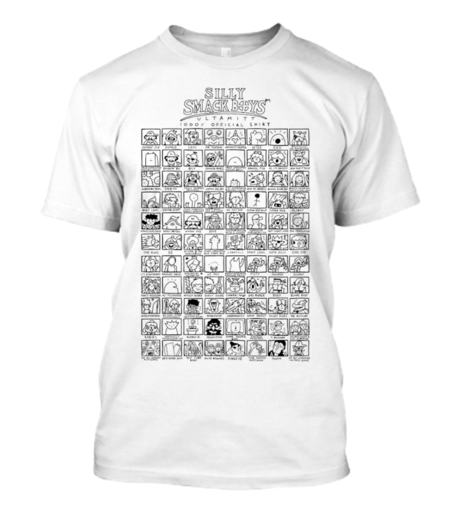 Super Smash Bros Ultimate Silly Smack Boys Ultamitt 100% T-Shirt