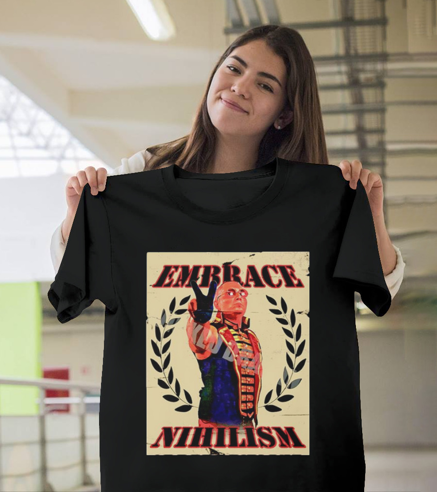 Embrace Nihilism Commissar Warhorse Victory T-Shirt