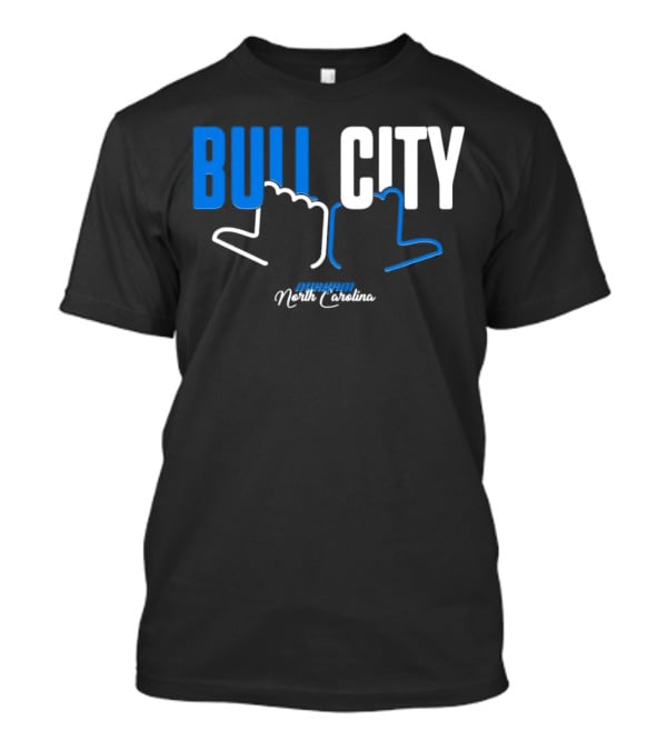 Durham North Carolina Bull City Hands T-Shirt
