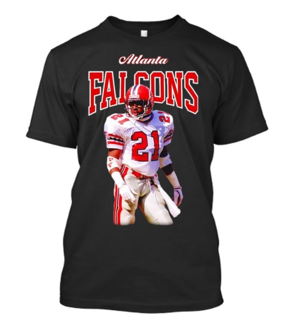 Atlanta Falcons Deion Sanders Retired Player 21 Sideline Legend T-Shirt