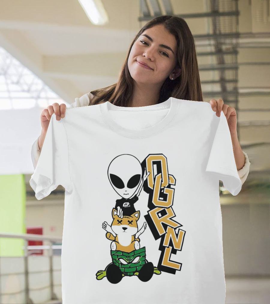 Optic Day 2024 OGRNL Alien and Cat with Sunglasses T-Shirt