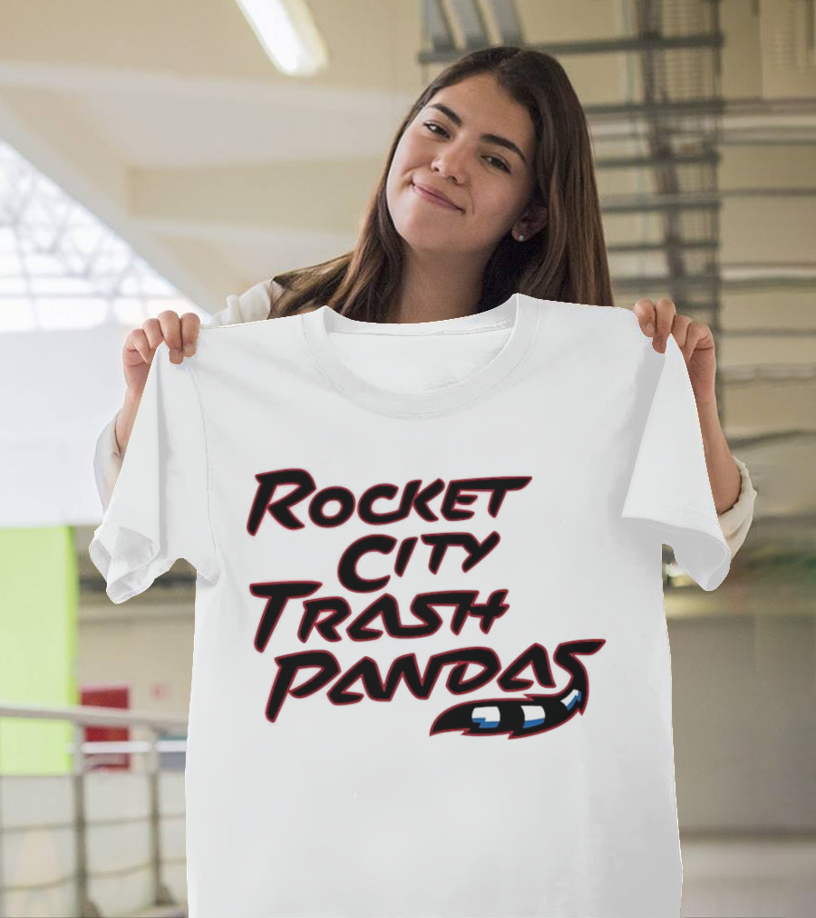 Rocket City Trash Pandas Black Tail T-Shirt
