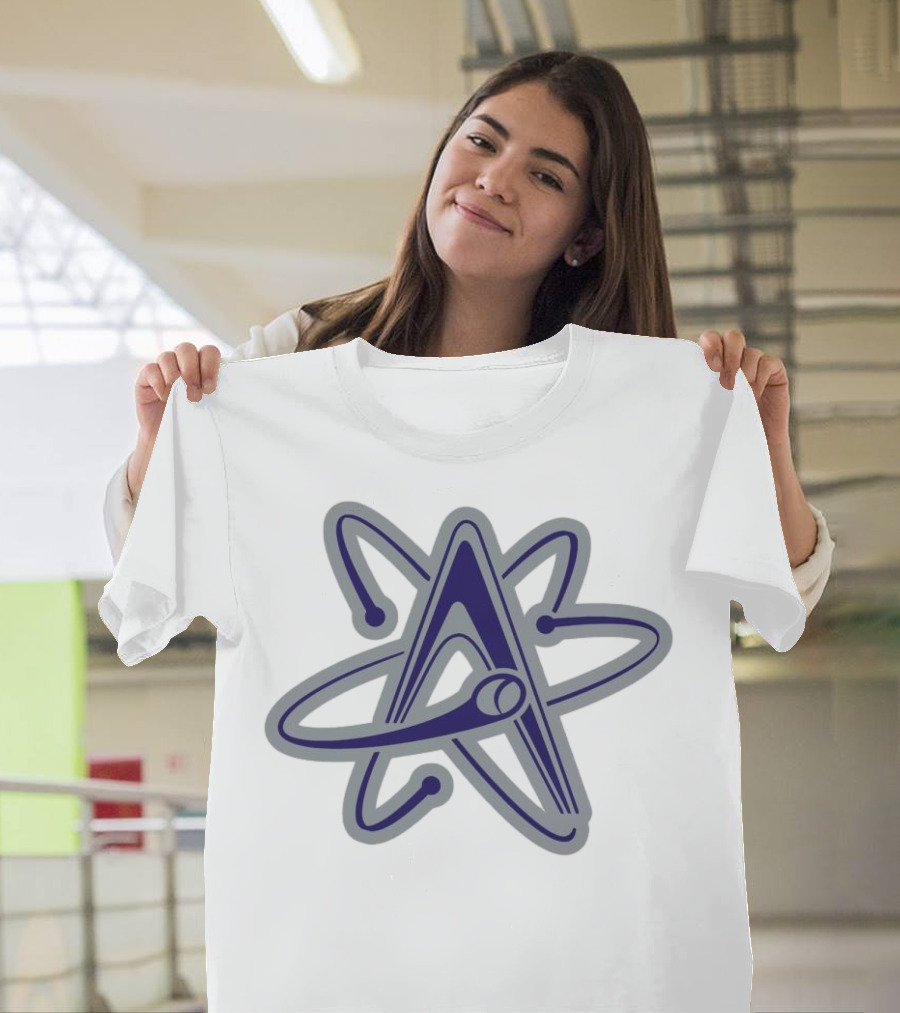 Albuquerque Isotopes Atom Symbol With Letter A Emblem T-Shirt