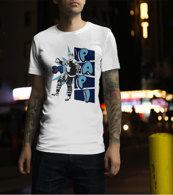 Toronto Maple Leafs Auston Matthews 34 Papi Hockey Legend T-Shirt