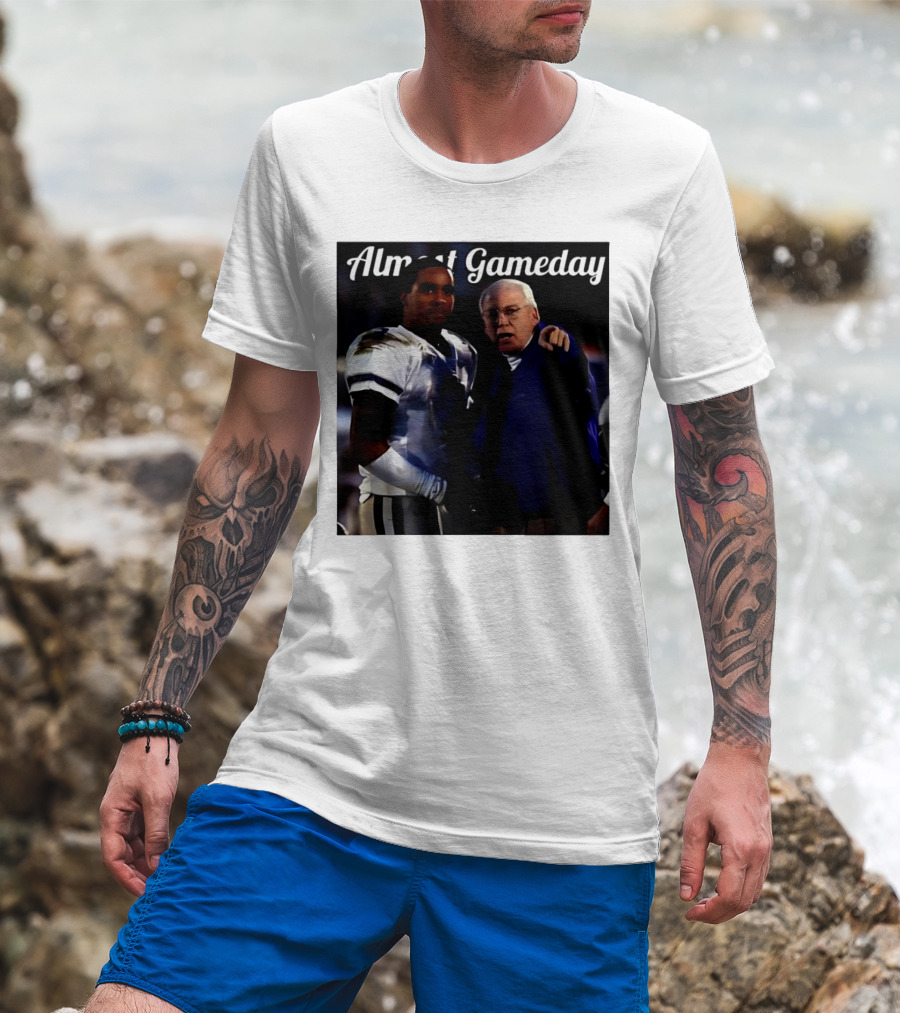 Almost Gameday Bill Snyder Coach K-State Wildcats Player Interaction T-Shirt