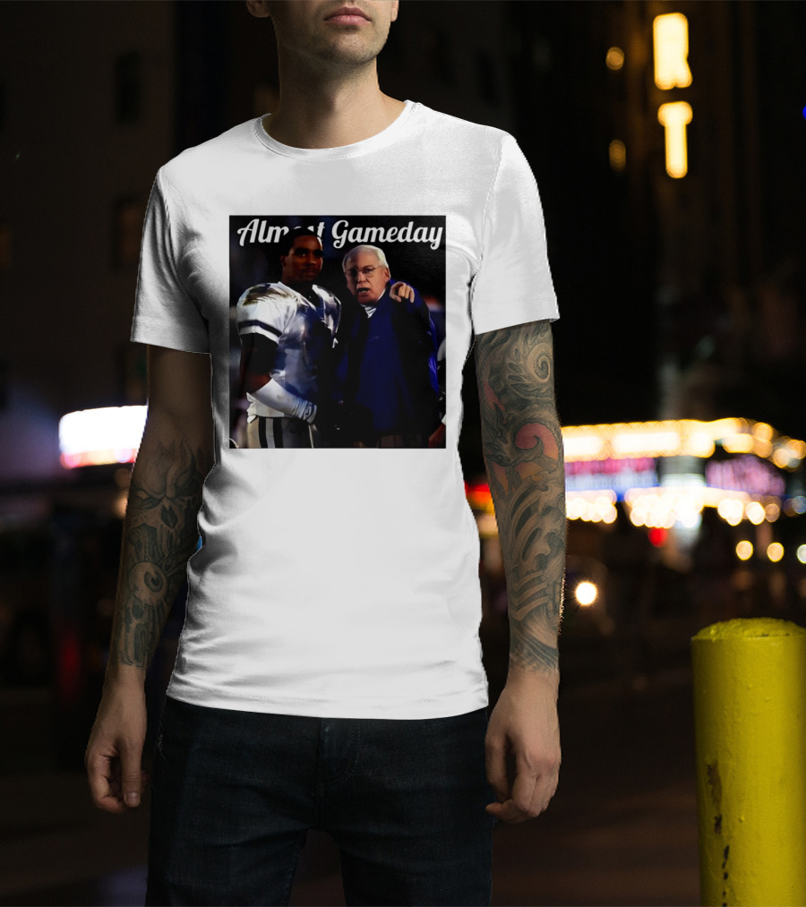 Almost Gameday Bill Snyder Coach K-State Wildcats Player Interaction T-Shirt