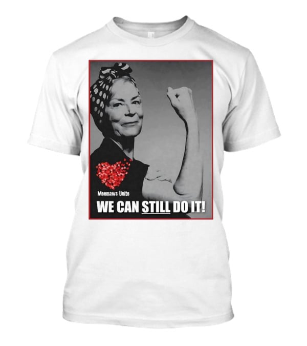 Meemaws Unite We Can Still Do It Polka Dot Bandana Heart T-Shirt