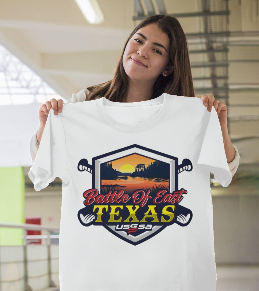 USSSA Battle of East Texas 2024 Sunset Softball Scenic T-Shirt