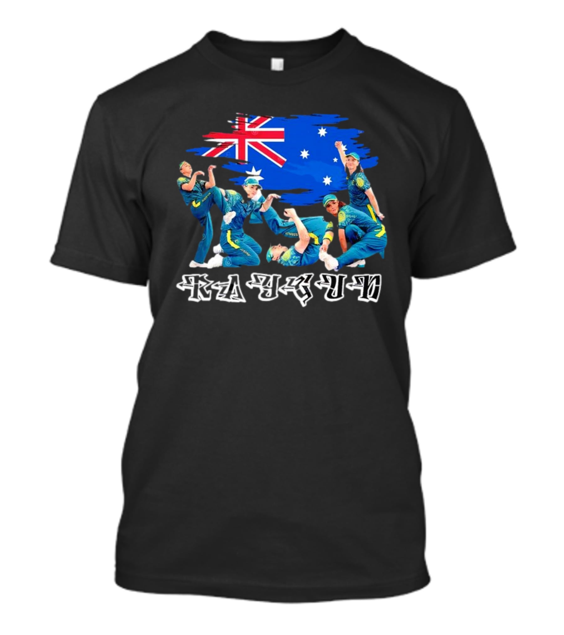 Raygun Rachael Gunn B-girl With Australia Flag T-Shirt