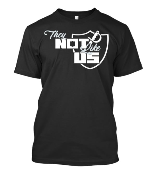 Las Vegas Raiders They Not Like Us Shield T-Shirt