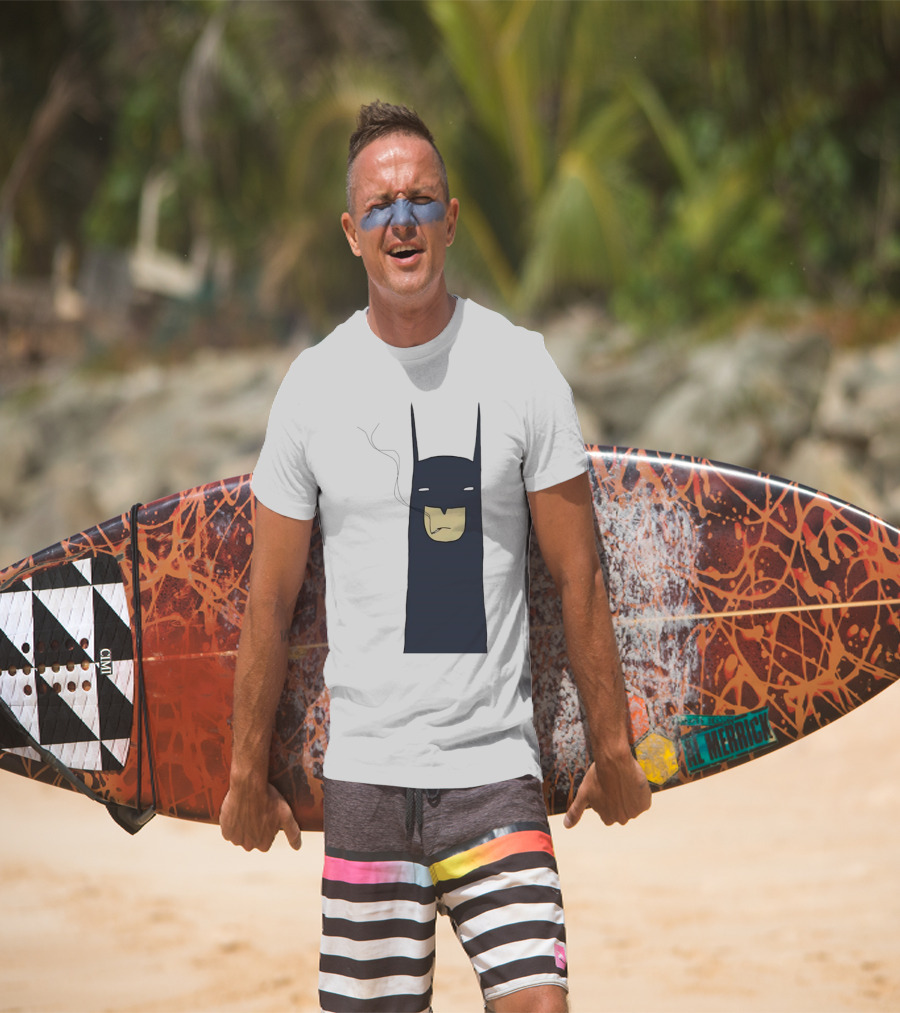 Batman Smoking Cigarette Classic T-Shirt