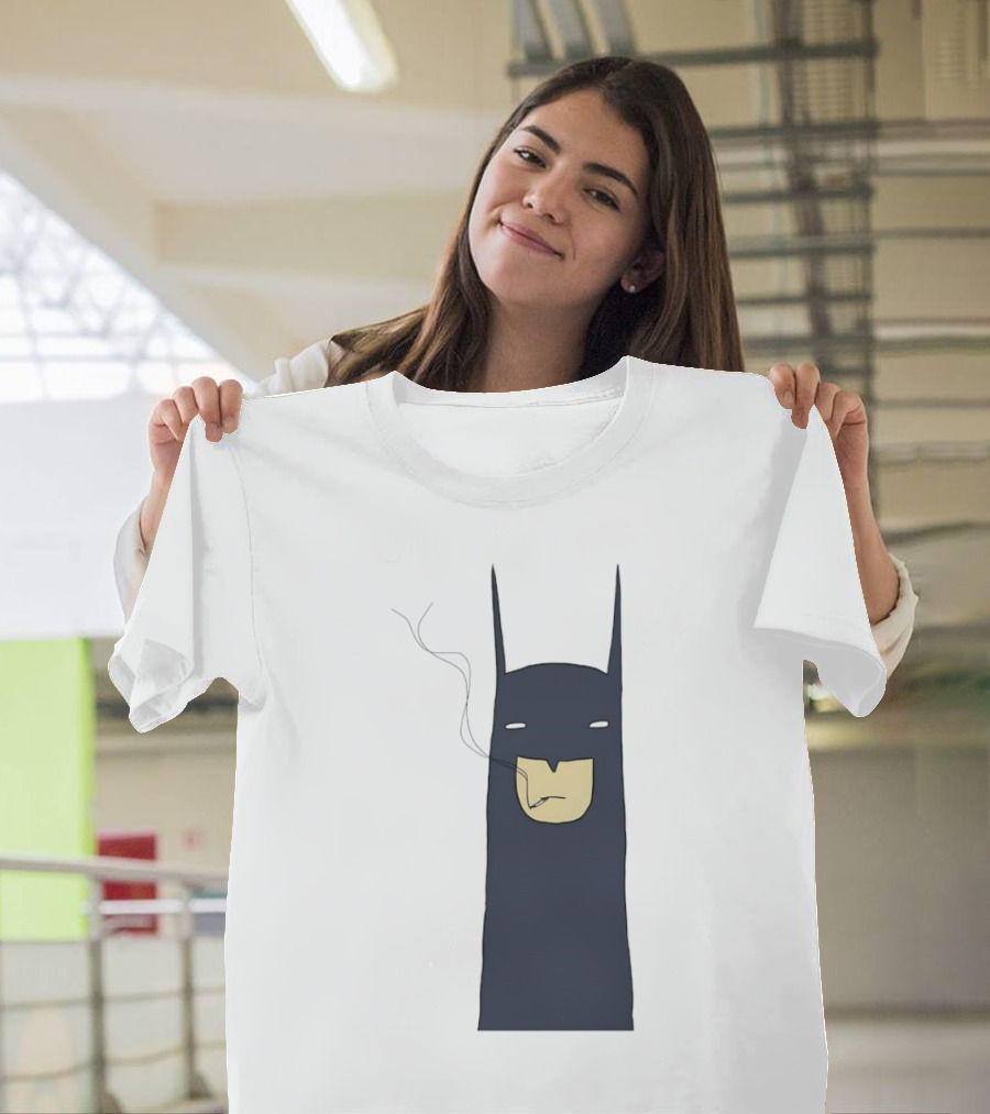 Batman Smoking Cigarette Classic T-Shirt