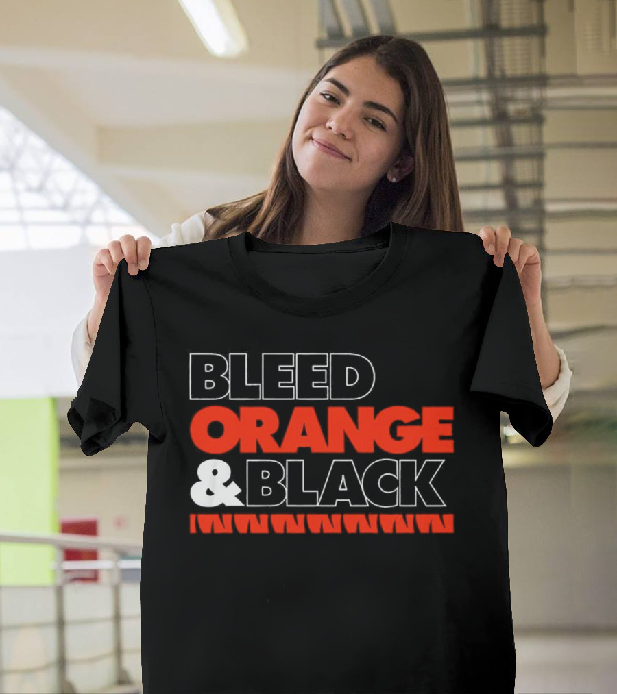 Cincinnati Bengals Bleed Orange and Black T-Shirt