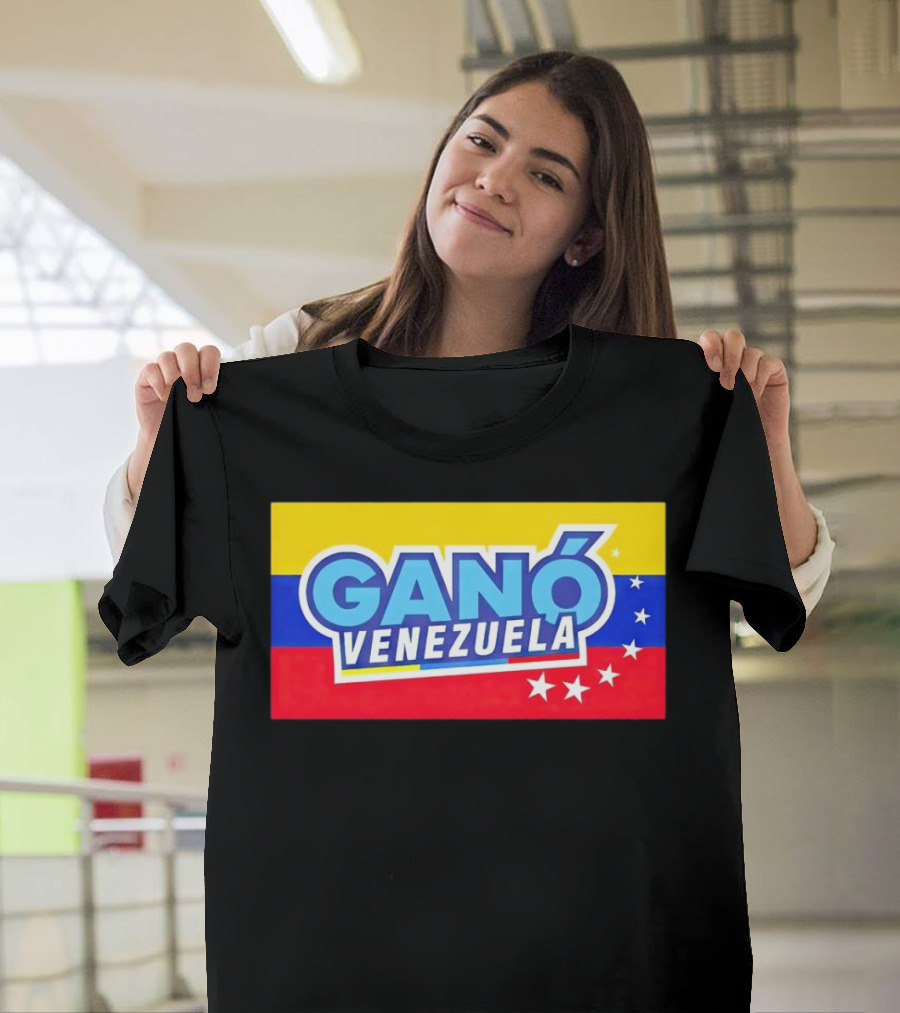 Ganó Venezuela Bandera Colores Estrellas T-Shirt