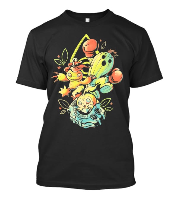 Tanemon Palmon Togemon Retro Digivice T-Shirt