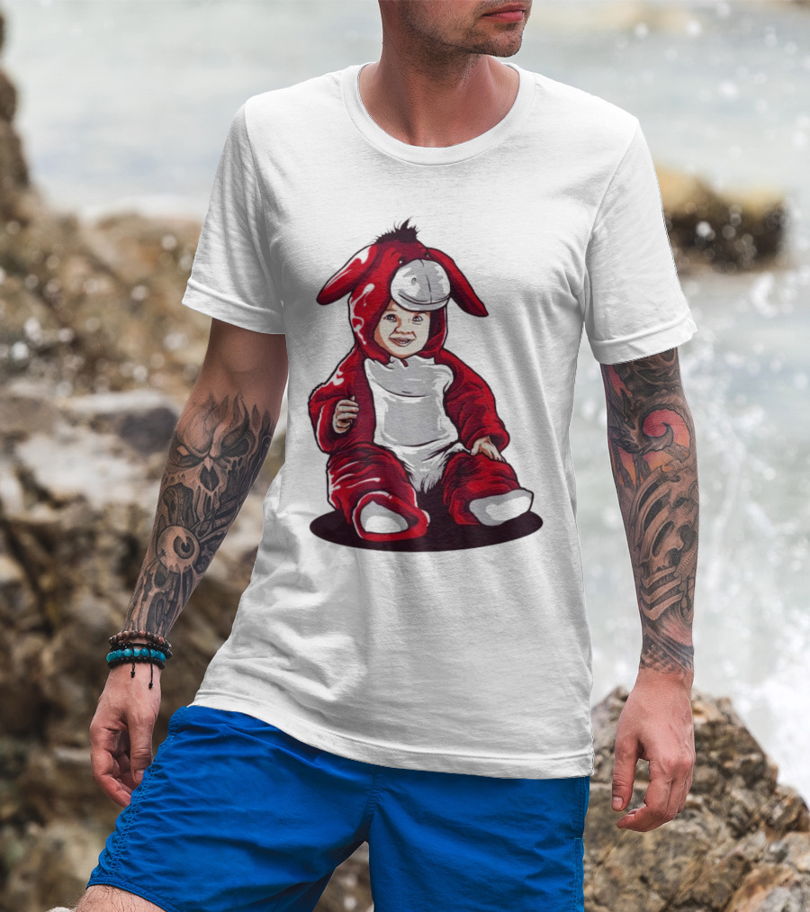 Baby Wear Horse Clothes In Red Costume T-Shirt