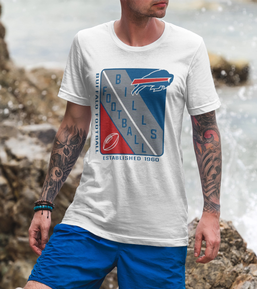 Buffalo Bills Football Established 1960 Shield T-Shirt