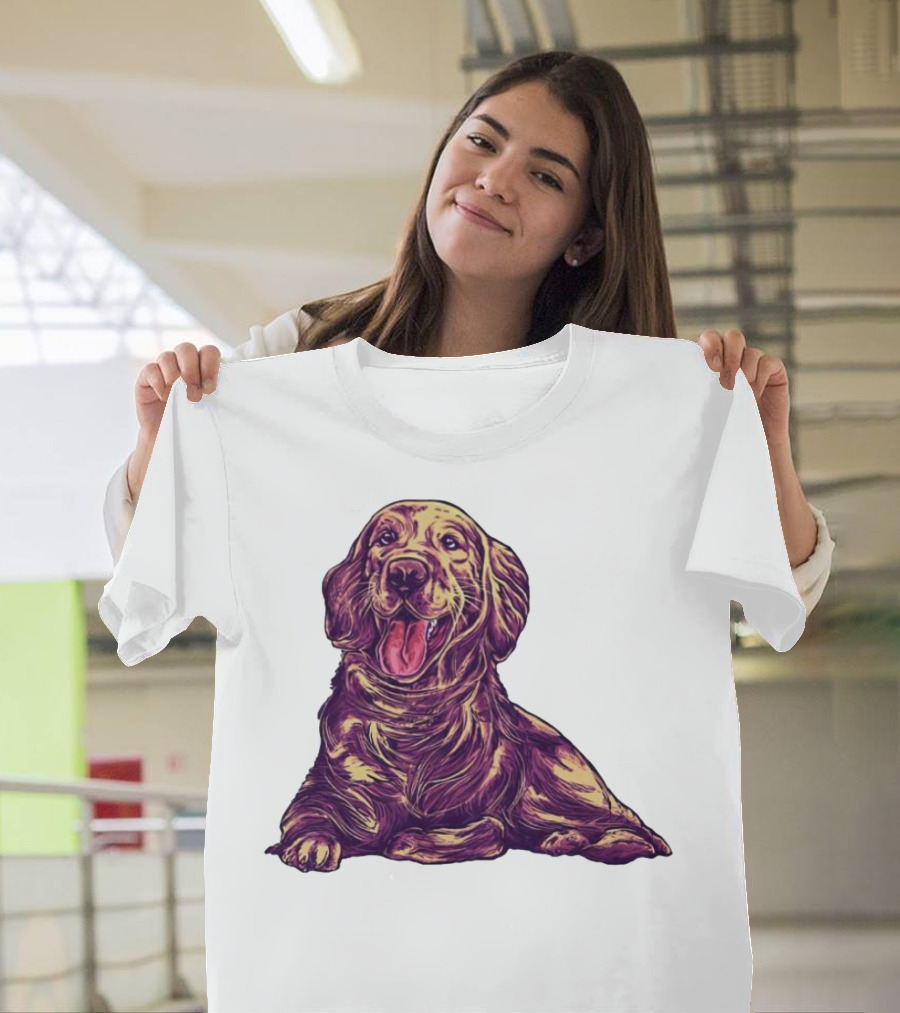 Golden Retriever Cute Dog T-Shirt