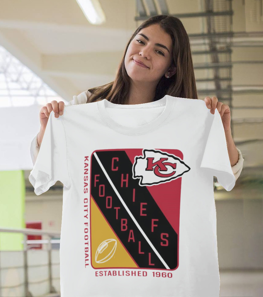 Kansas City Chiefs Football Established 1960 KC T-Shirt
