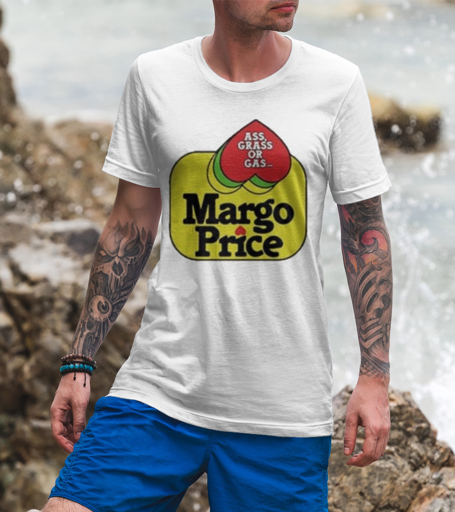 Margo Price Ass Grass Or Gas Playing Cards T-Shirt