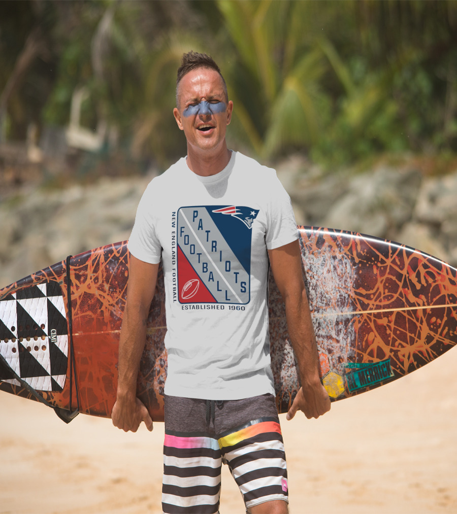 New England Patriots Football Established 1960 Shield T-Shirt