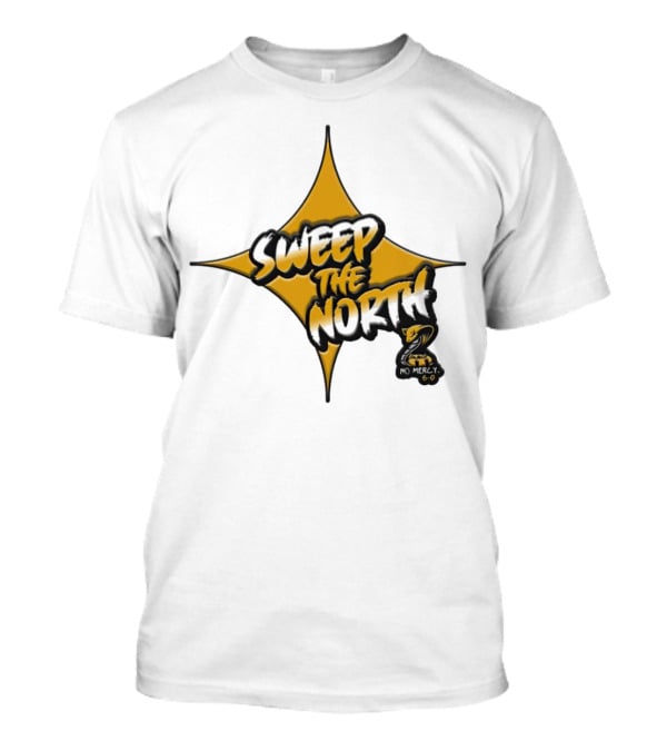Pittsburgh Steelers Sweep The North 6-0 No Mercy Star T-Shirt