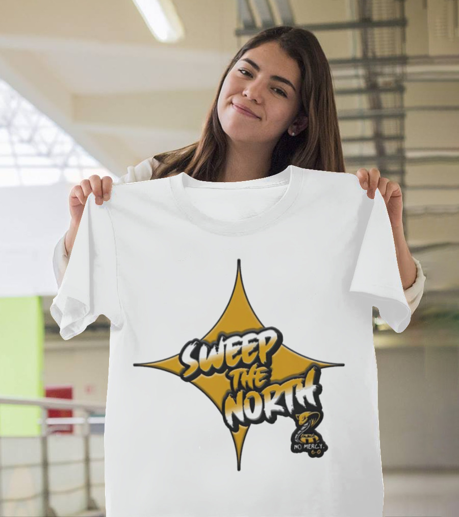 Pittsburgh Steelers Sweep The North 6-0 No Mercy Star T-Shirt