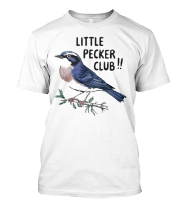 Little Pecker Club Bluebird On Branch T-Shirt