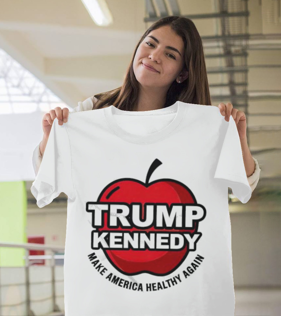 Trump Kennedy Apple Make America Healthy Again T-Shirt