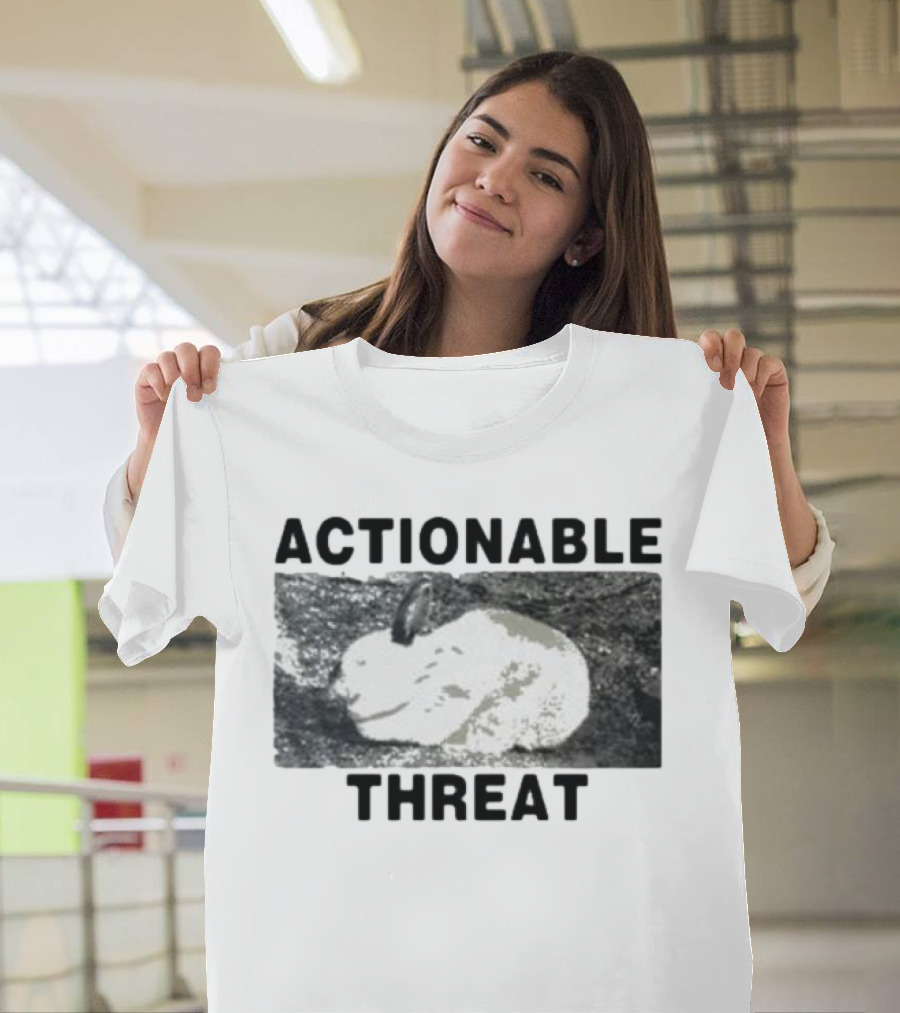 HitsujI Actionable Threat Lamb T-Shirt