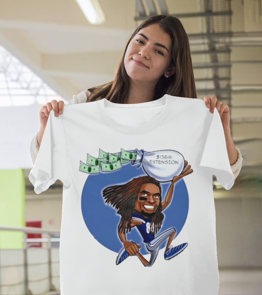 Ceedee Lamb Dallas Cowboys $136M Extension Cartoon T-Shirt