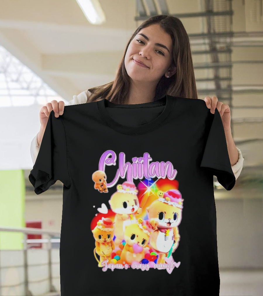 Chiitan Japan's Crazy Mascot Hinged Tweets T-Shirt