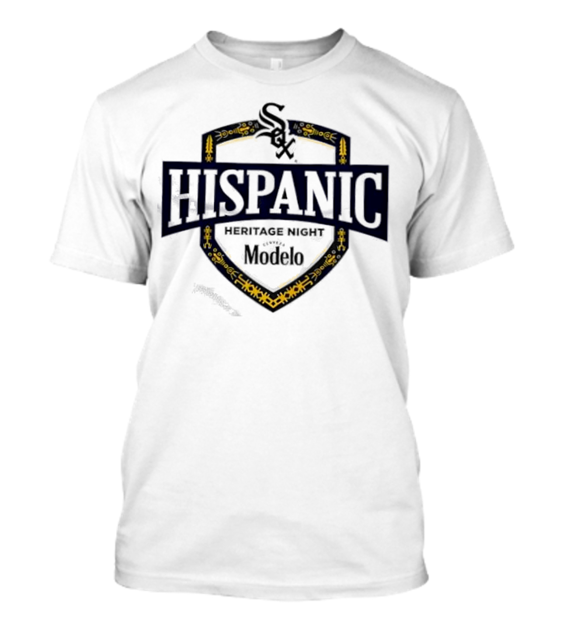 Chicago White Sox Hispanic Heritage Night Modelo Sox Logo Badge T-Shirt