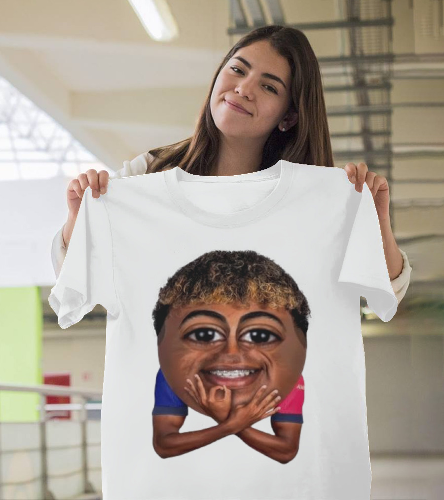 FC Barcelona Lamine Yamal Meme Big Head Funny Soccer Player T-Shirt