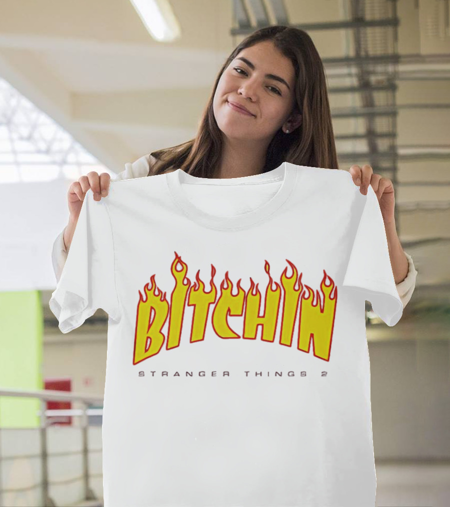 Bitchin Stranger Things 2 Flame T-Shirt