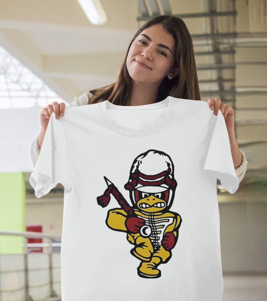 Ci Sport Marching Band Duck Mascot in Band Uniform T-Shirt