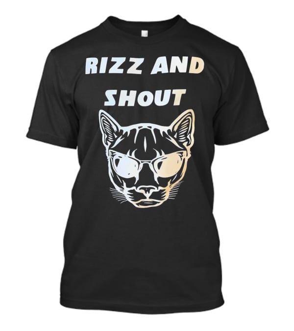 Rizz And Shout Panther With Sunglasses T-Shirt