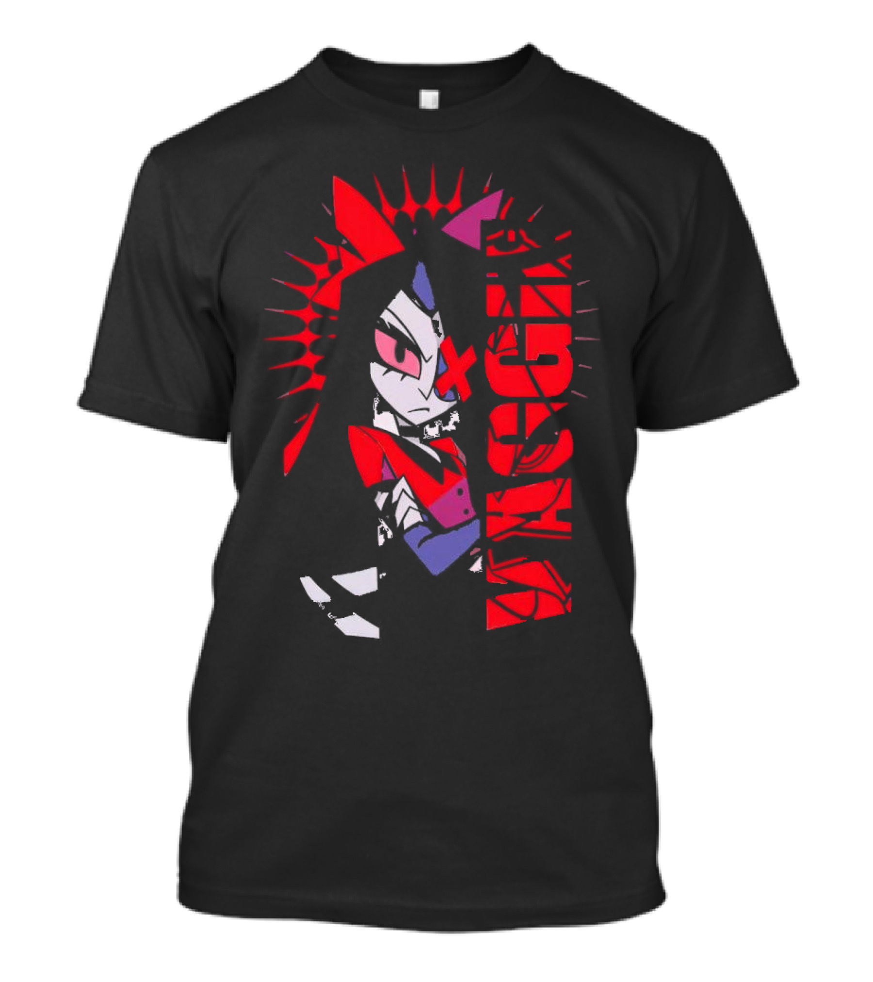 Vaggie Hazbin Hotel Edgy Character Art Concept T-Shirt