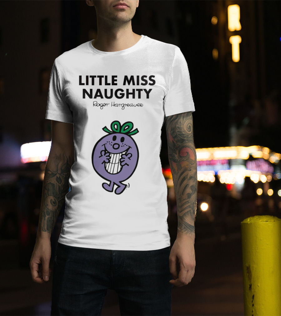 Little Miss Naughty Roger Hargreaves Mr. Men Collection T-Shirt