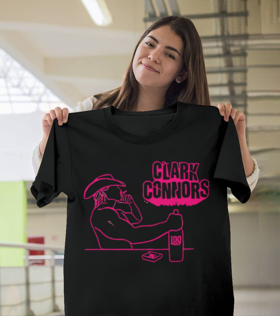 Clark Connors Neon Cowboy Smoking LQD T-Shirt