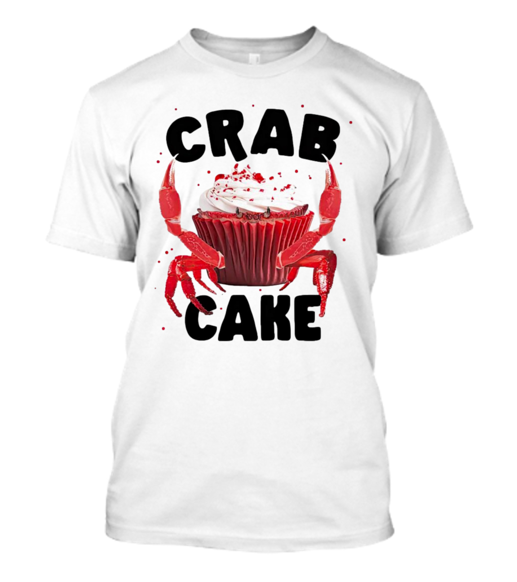 Crab Cake Cupcake Cream Crab Claws T-Shirt